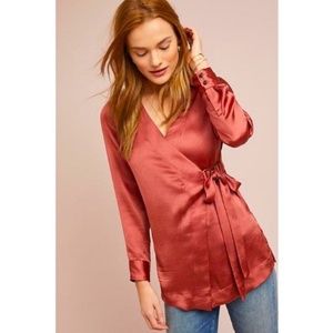 NWT Moulinette Soeurs by Anthropologie Satin Wrap